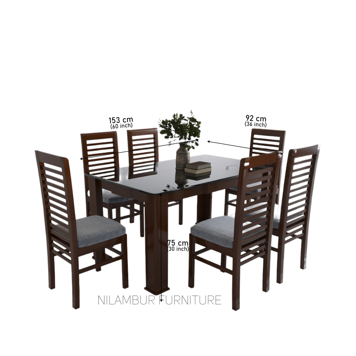 CELIO MAHOGONY DINING SET