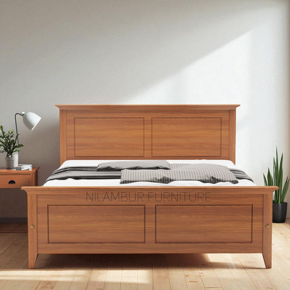 ADOLPH TEAK WOOD BED COT