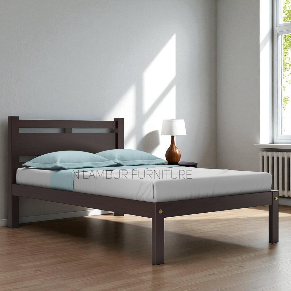 CRYSTAL MAHOGONY BED COT