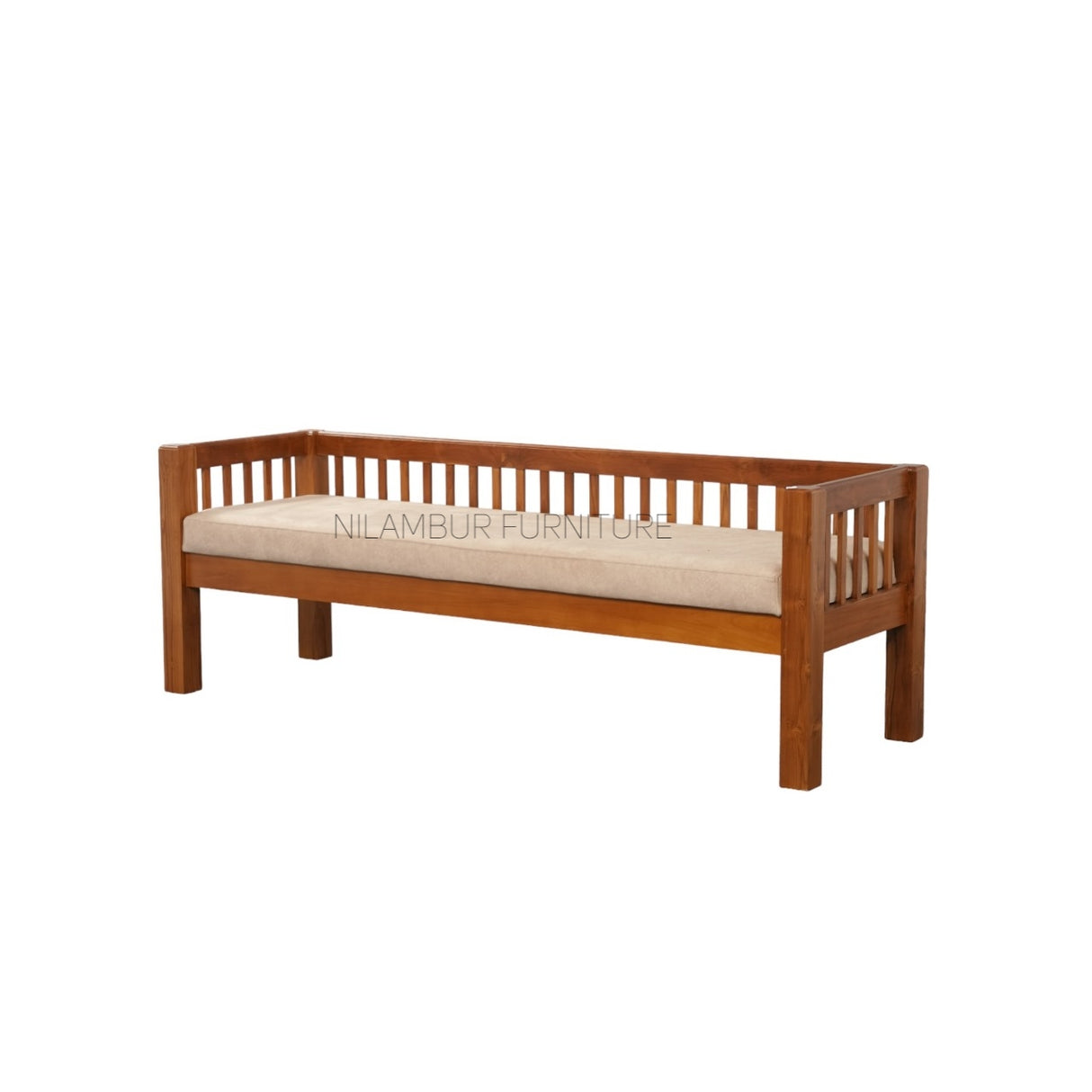 DEV TEAK WOOD DIWAN - Nilambur Furniture