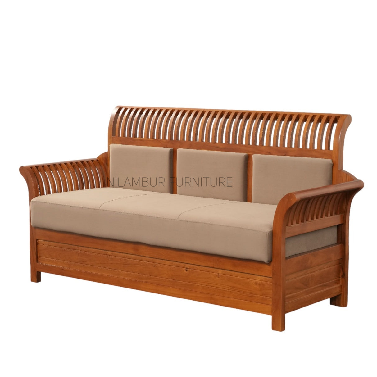 ORCHID TEAKWOOD SOFA - Nilambur Furniture