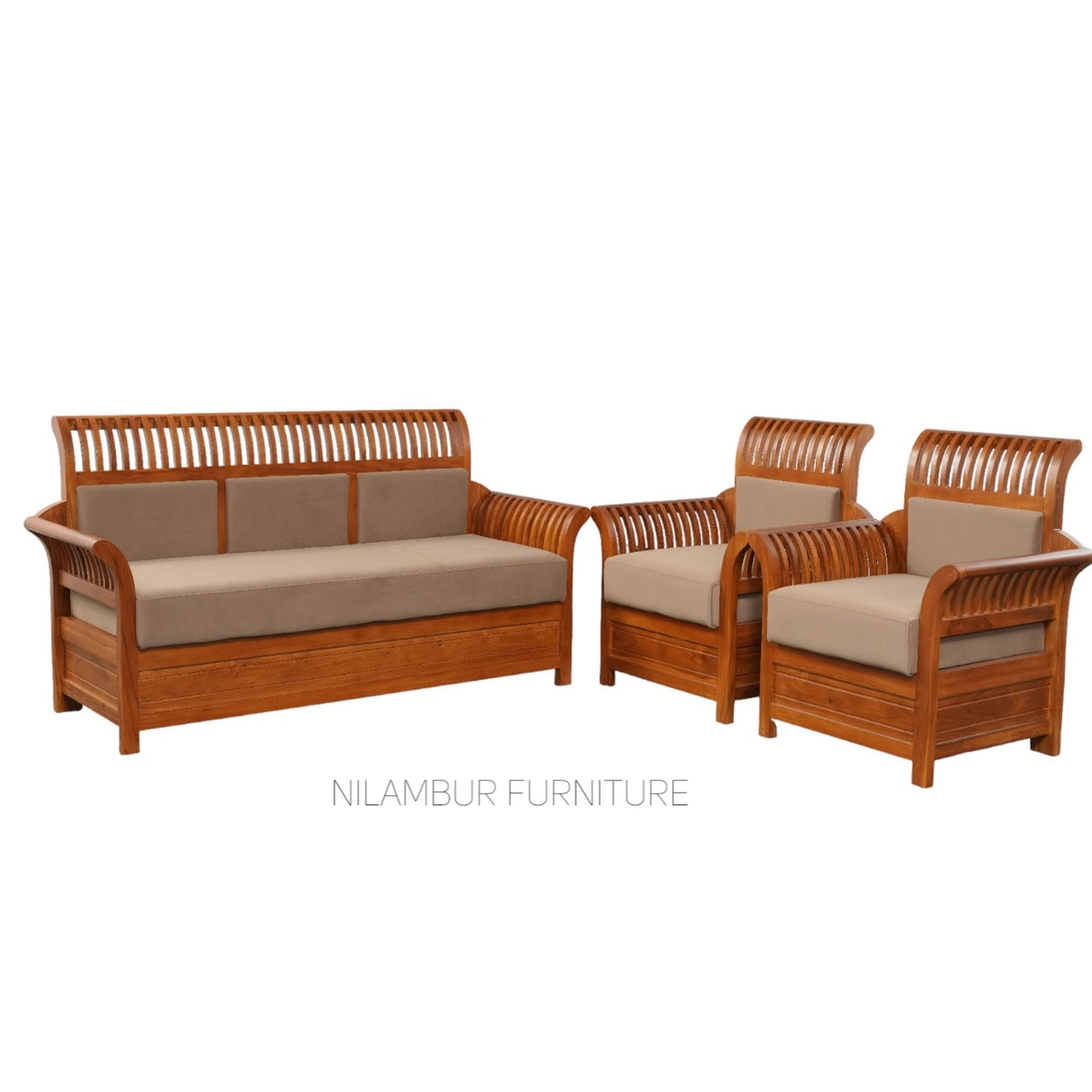 ORCHID TEAKWOOD SOFA - Nilambur Furniture