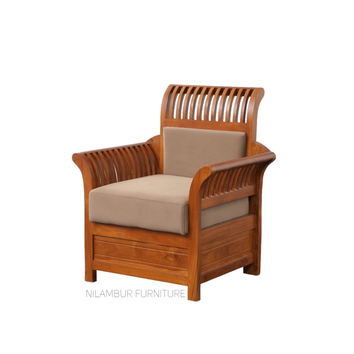 ORCHID TEAKWOOD SOFA - Nilambur Furniture