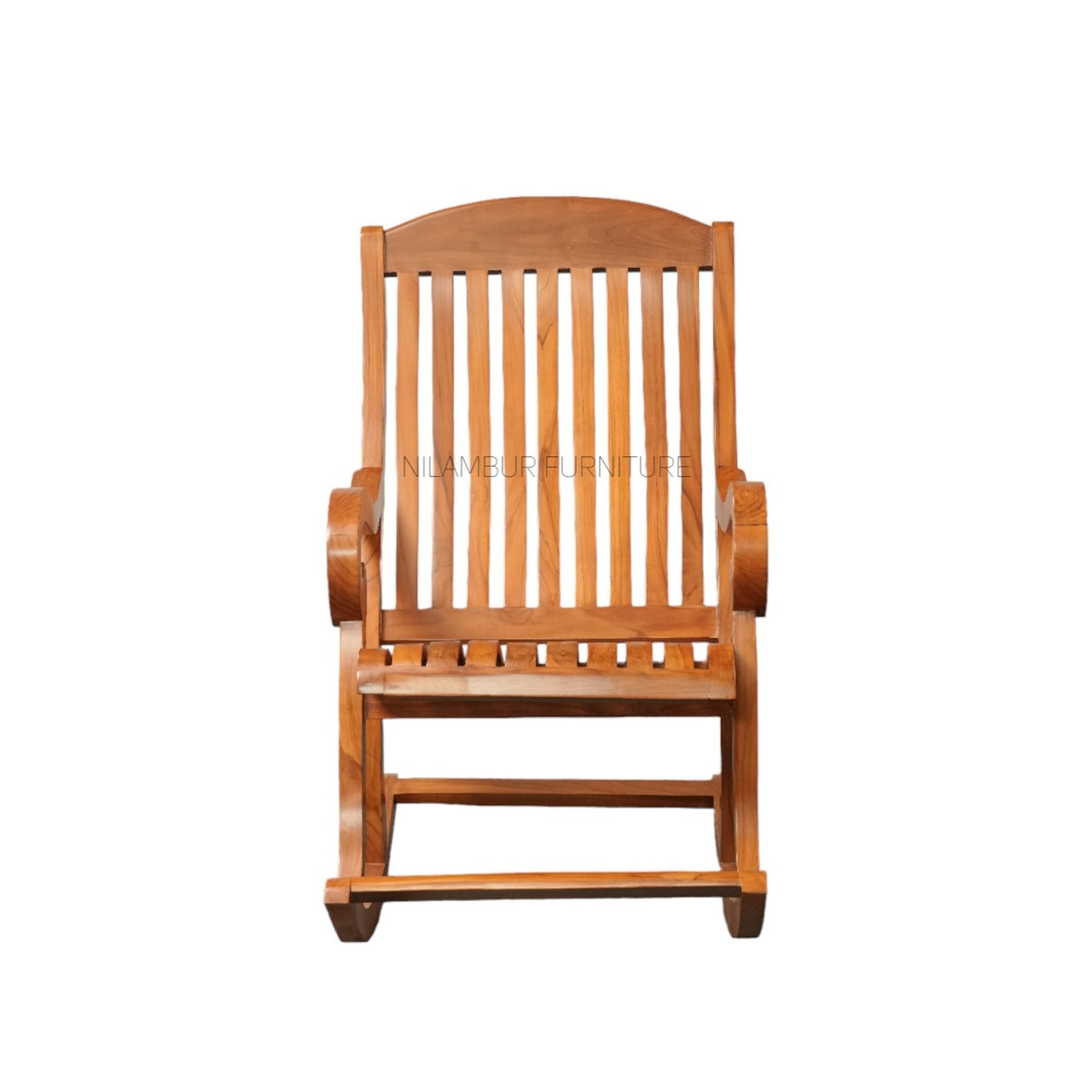 YASH TEAK WOOD ROCKING CHAIR - Nilambur Furniture