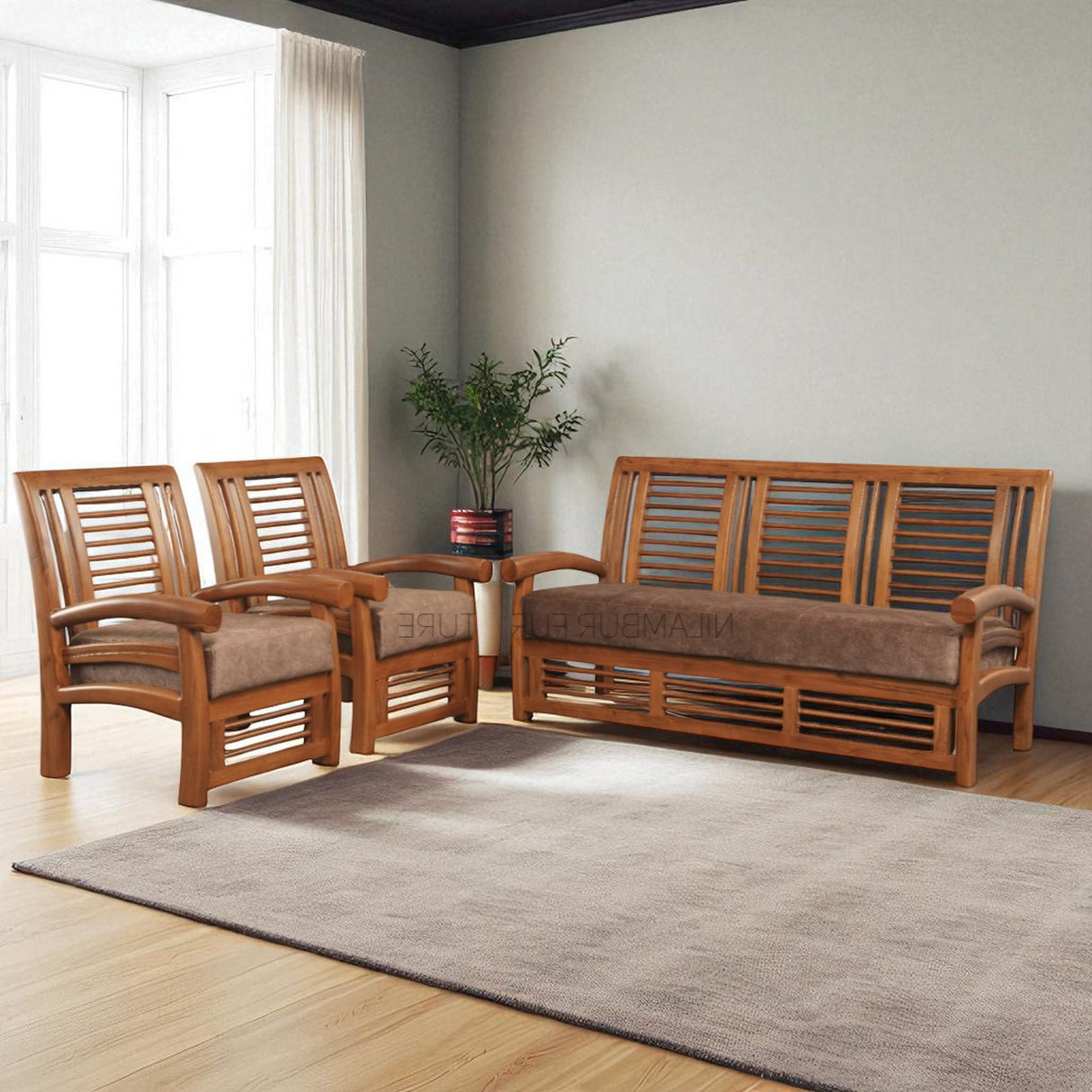 TUSKER TEAK WOOD SOFA