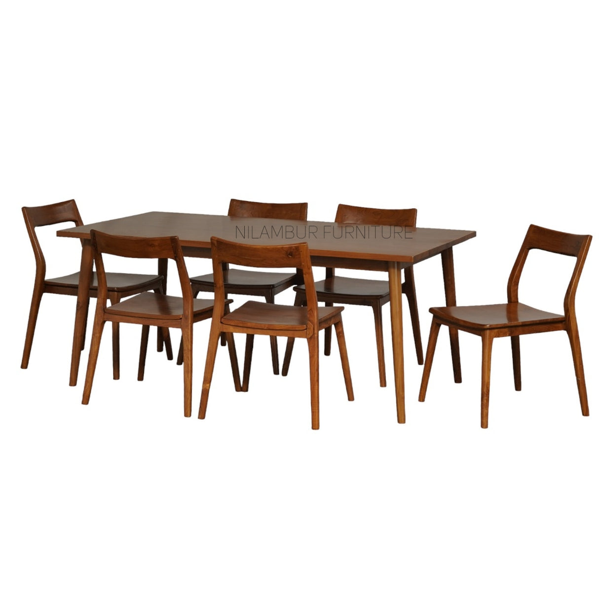AXIS TEAK WOOD DINING SET - Nilambur Furniture