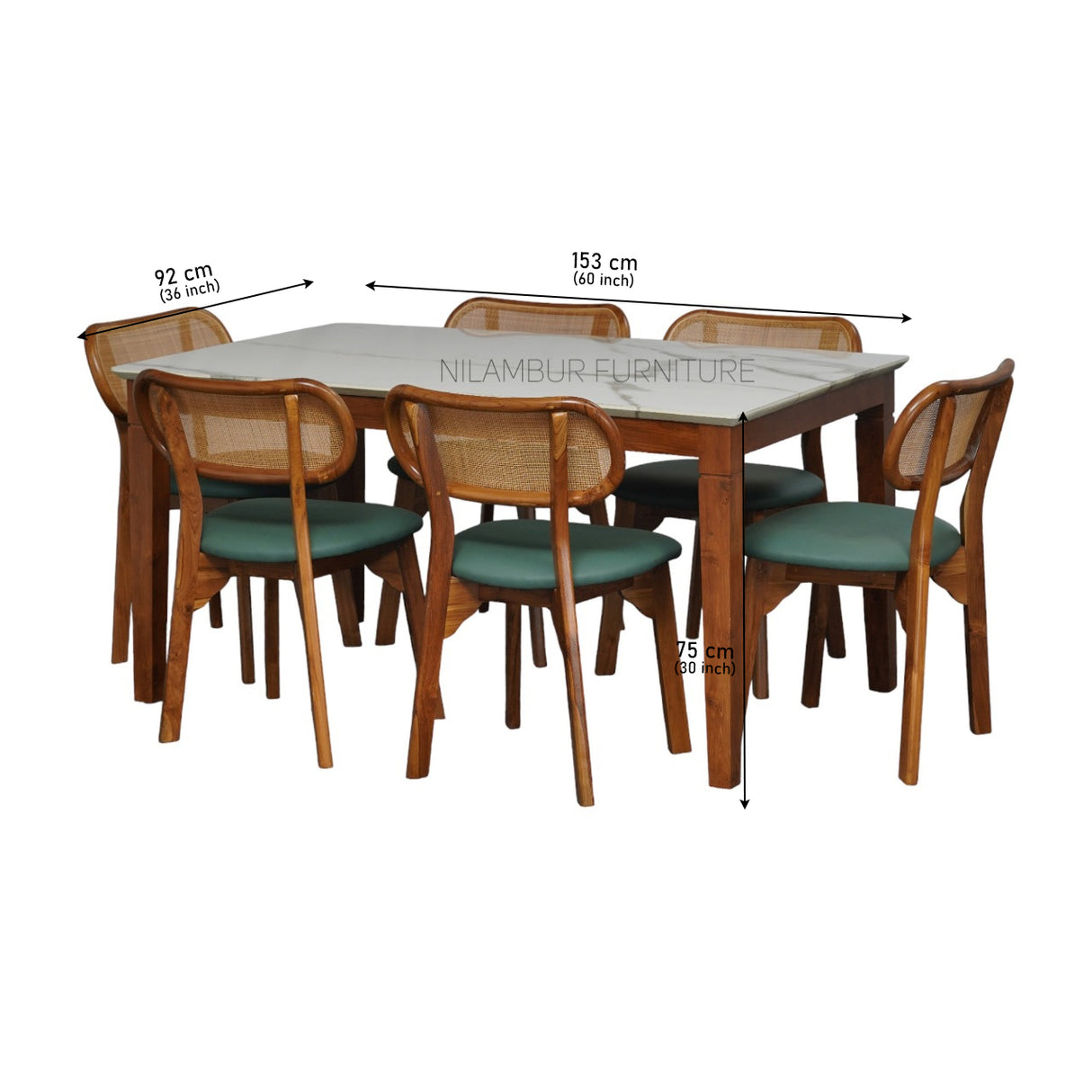 MONARCH TEAK WOOD DINING SET