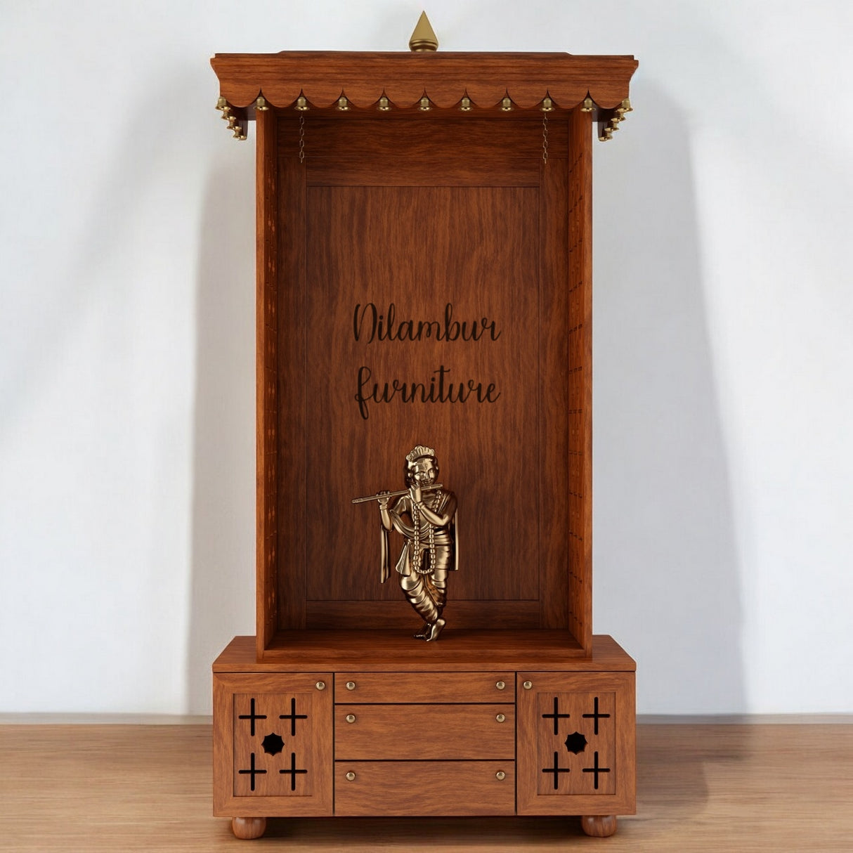 DEV TEAK WOOD POOJA MANDIR