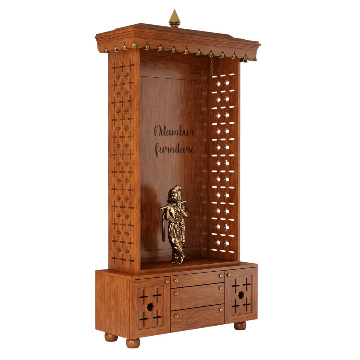 DEV TEAK WOOD POOJA MANDIR