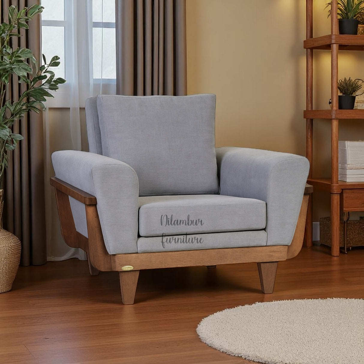 AIDEN TEAK WOOD SOFA