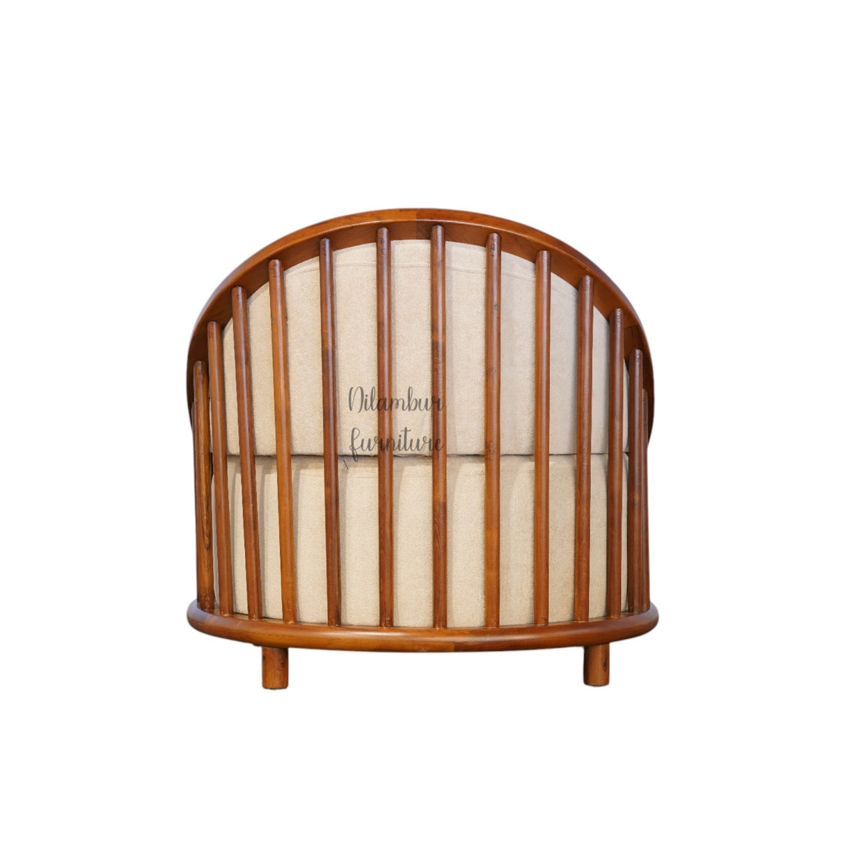 SHELL TEAK WOOD SOFA