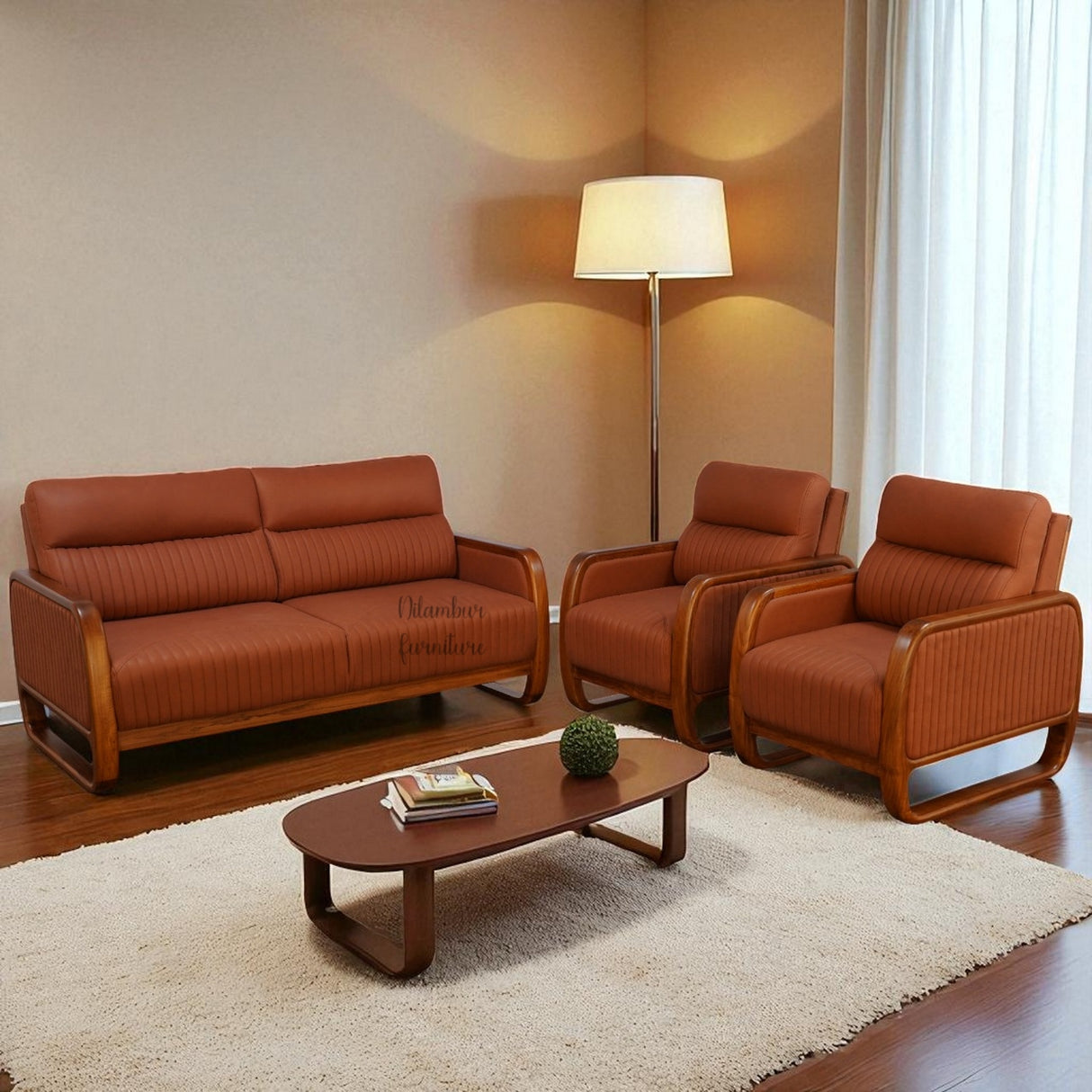 HAMILTON TEAK WOOD SOFA