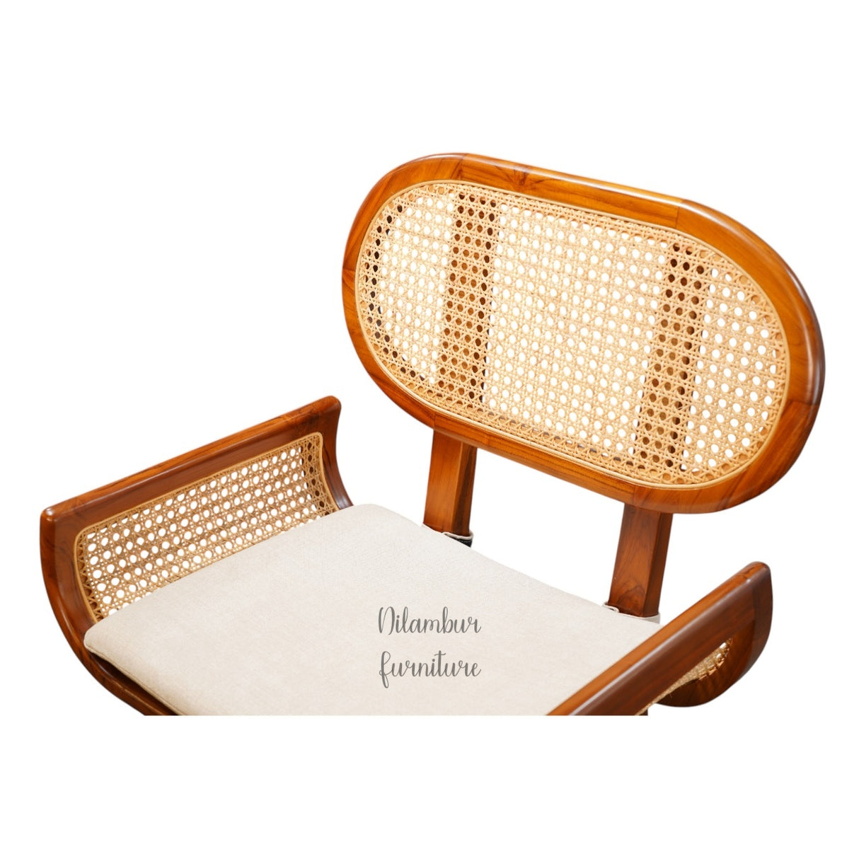 VANCHI TEAK WOOD RATTAN SOFA