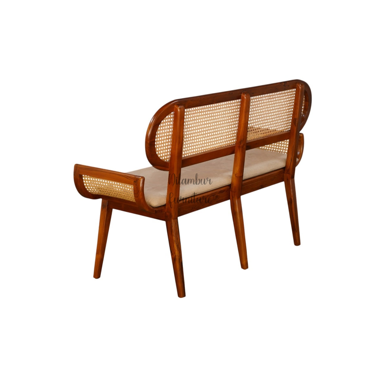 VANCHI TEAK WOOD RATTAN SOFA