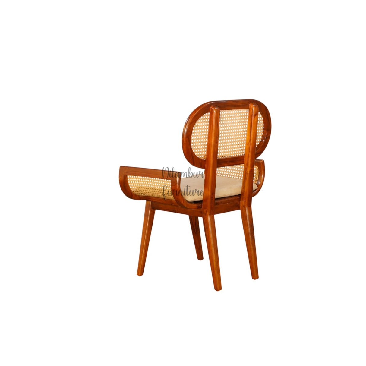 VANCHI TEAK WOOD RATTAN SOFA