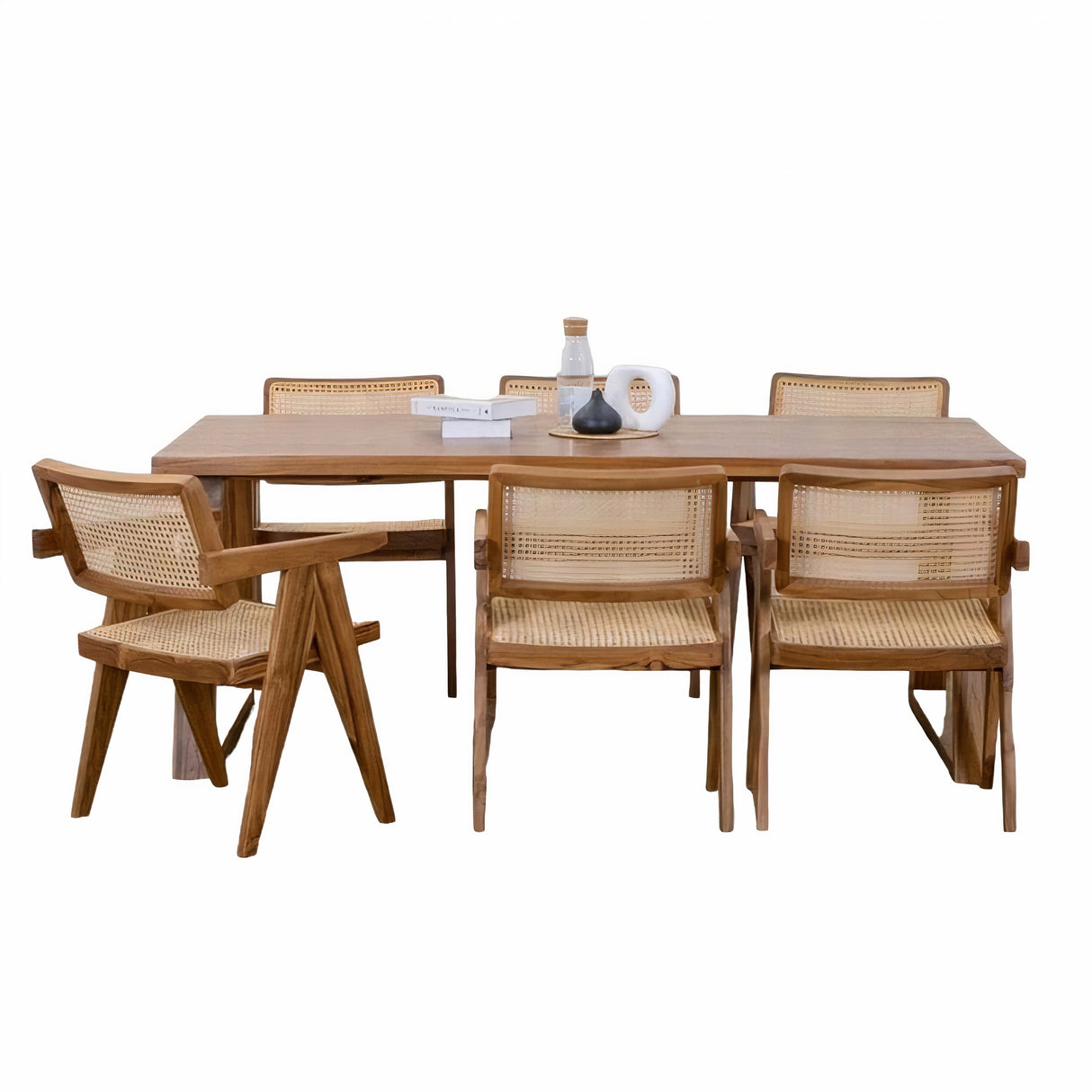 REYNOLDS TEAK WOOD DINING SET