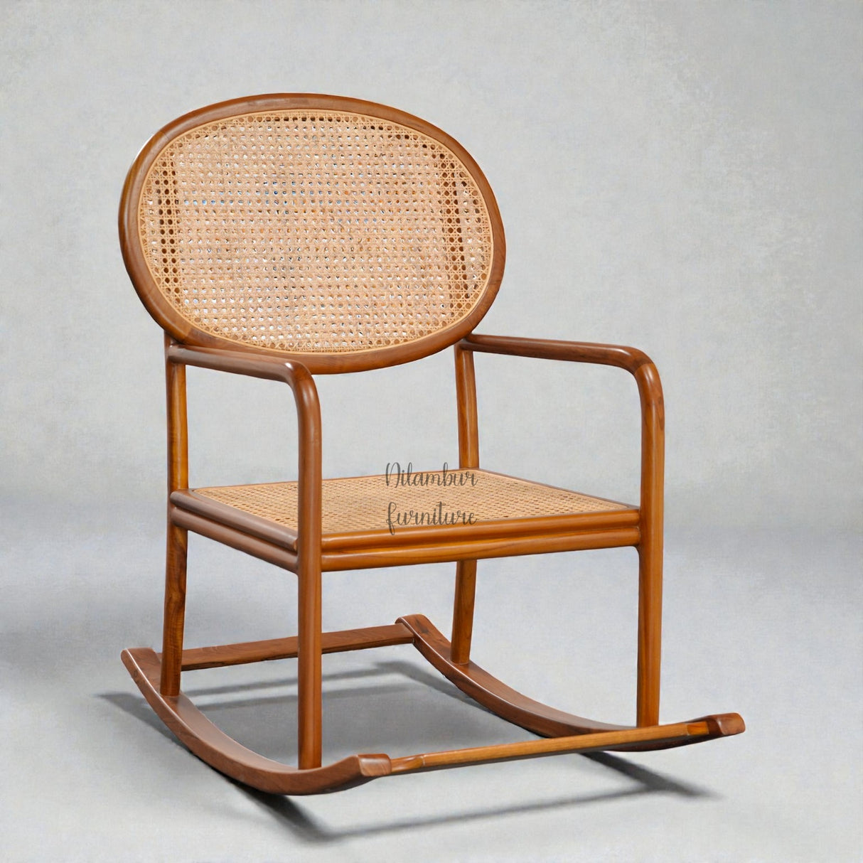 GOYAL TEAK WOOD ROCKING CHAIR