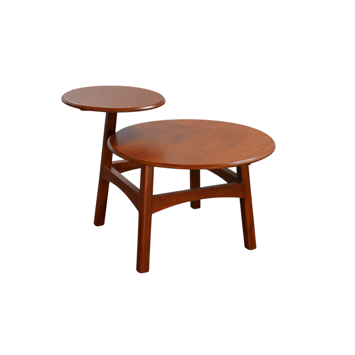 DRUM MAHOGONY COFFEE TABLE