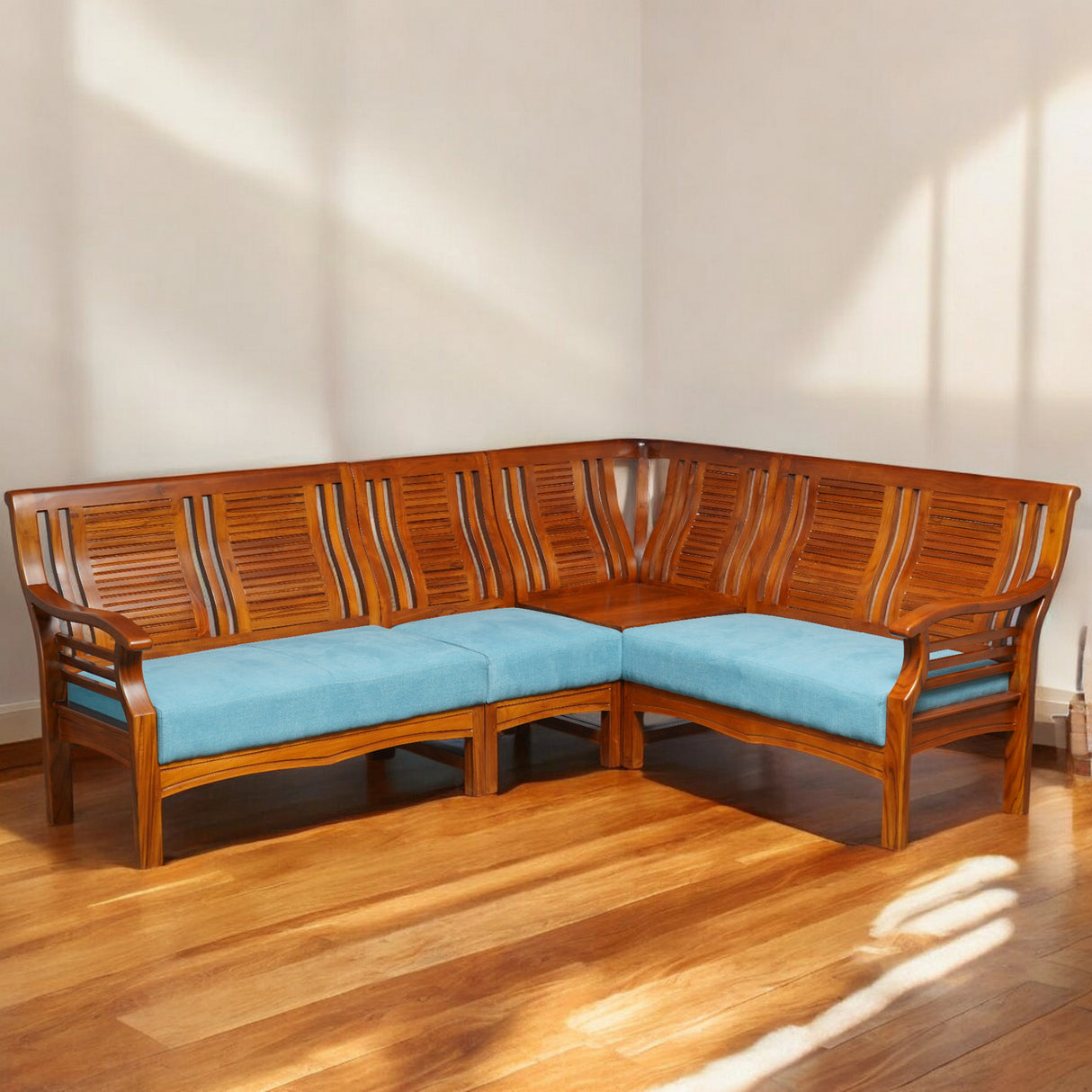 PRESTIGE TEAK CORNER SOFA