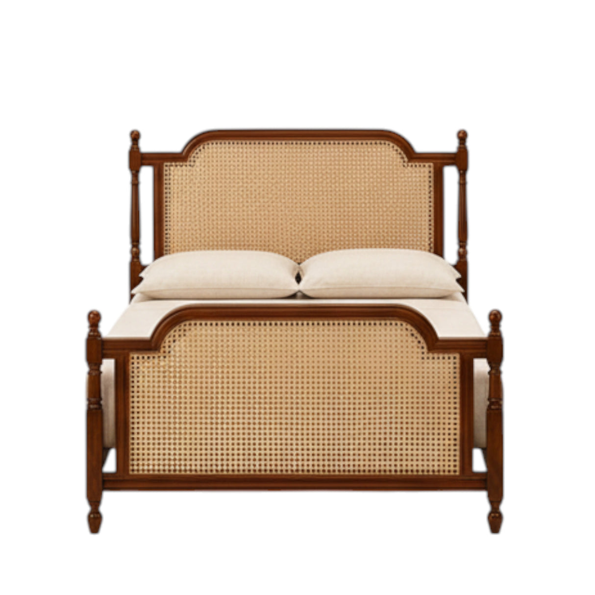 VIVO TEAK WOOD BED COT