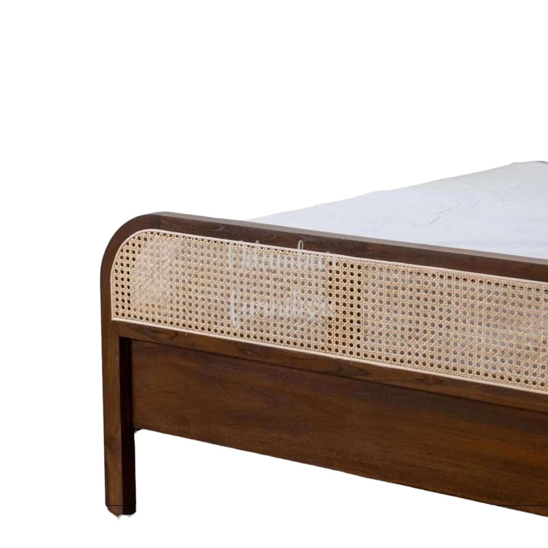 ARIA MAHOGONY WOOD BED COT