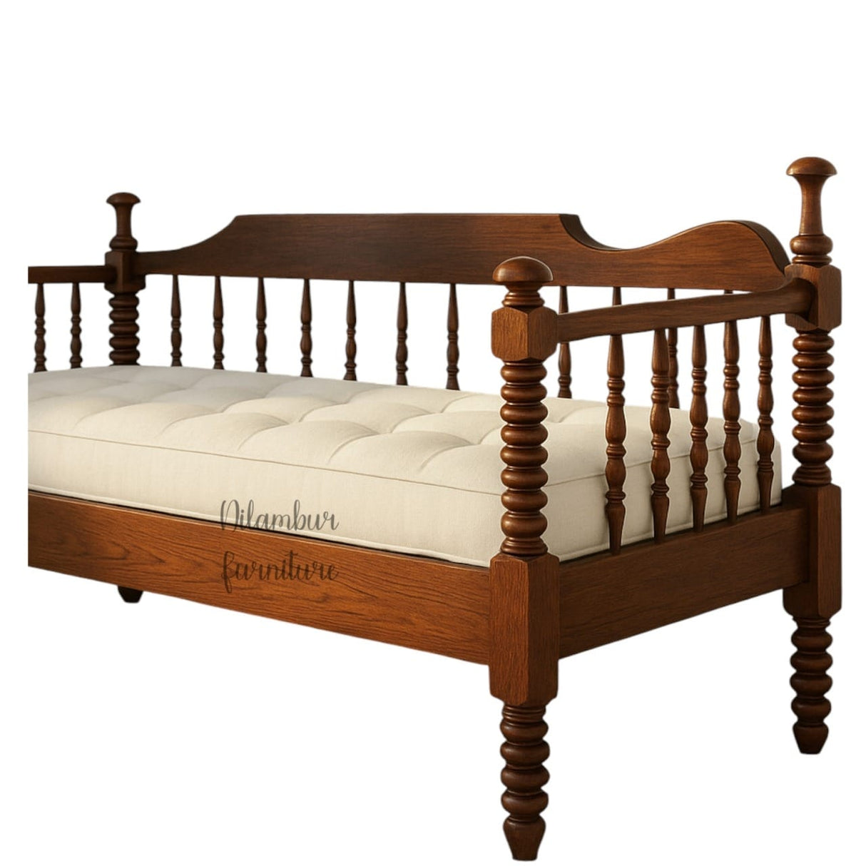 LEAF TEAK WOOD DIWAN