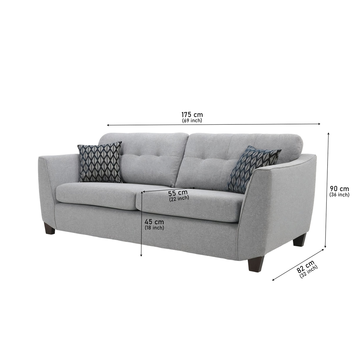 CARMEN FABRIC SOFA