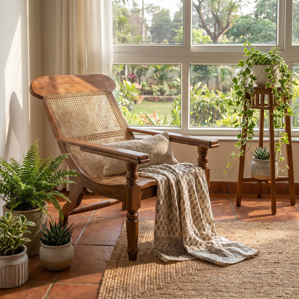 VEDA TEAK WOOD PLANTATION CHAIR