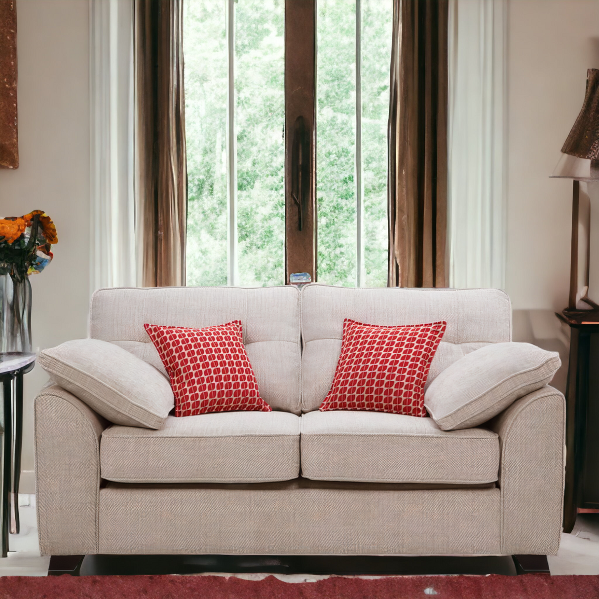 CRYSTAL FABRIC SOFA - Nilambur Furniture
