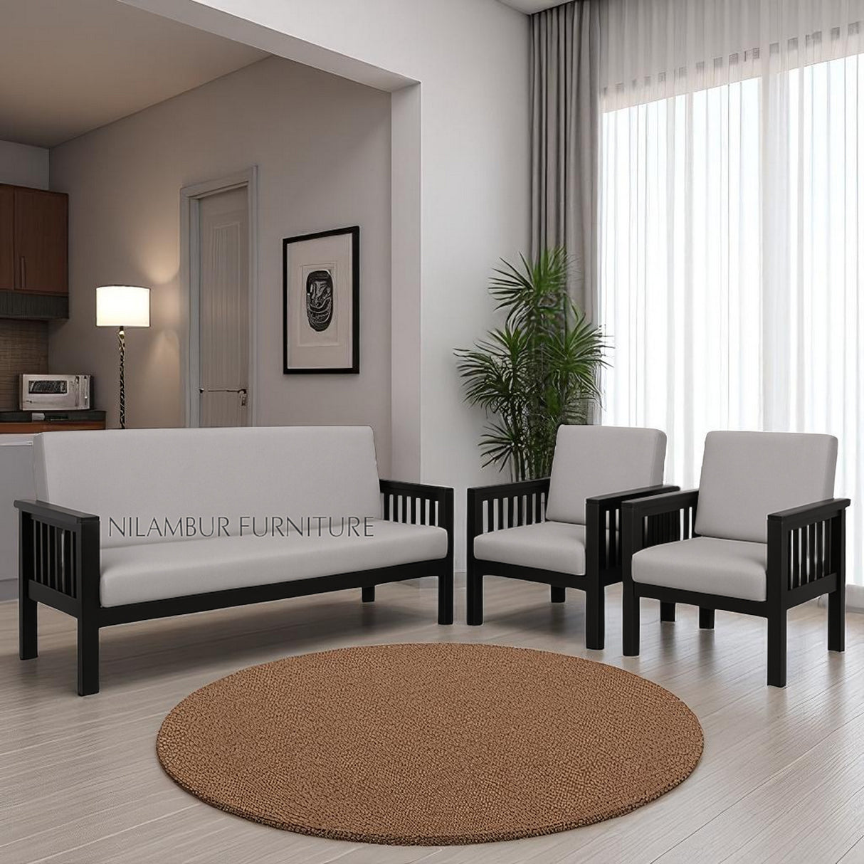 INDIGO MAHOGONY SOFA