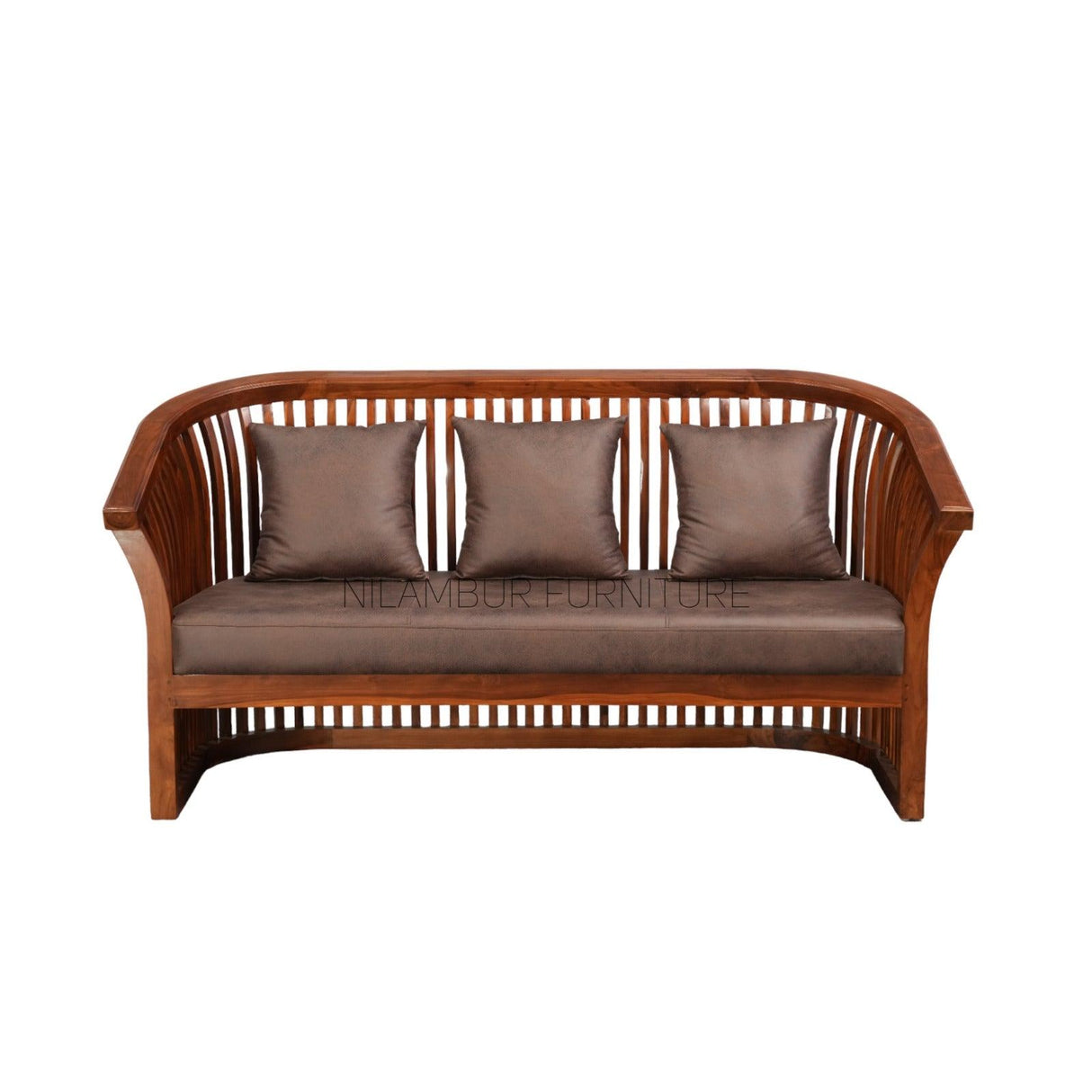 LEO TEAK WOOD SOFA - Nilambur Furniture