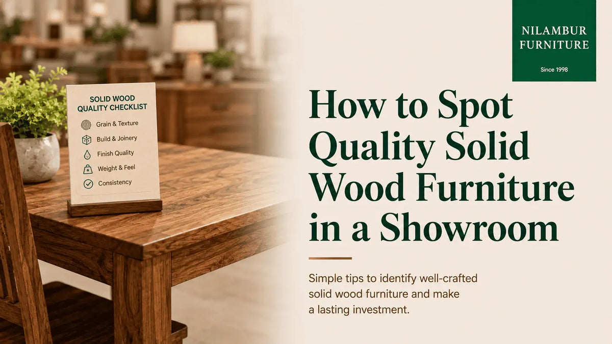 How to Spot Quality Solid Wood Furniture in a Showroom