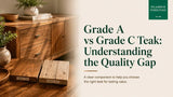 Grade A vs Grade C Teak: Understanding the Quality Gap