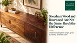 Sheesham Wood and Rosewood Are Not the Same: Here's the Difference
