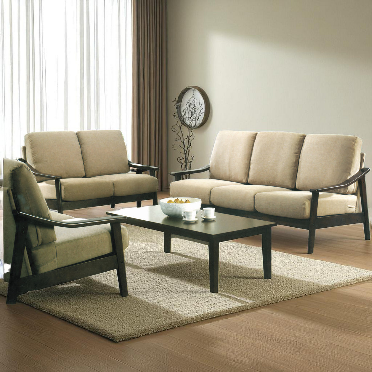 ATLAS MAHOGONY SOFA