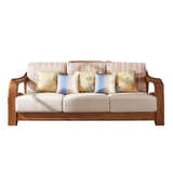 BERLIN TEAK WOOD SOFA - Nilambur Furniture