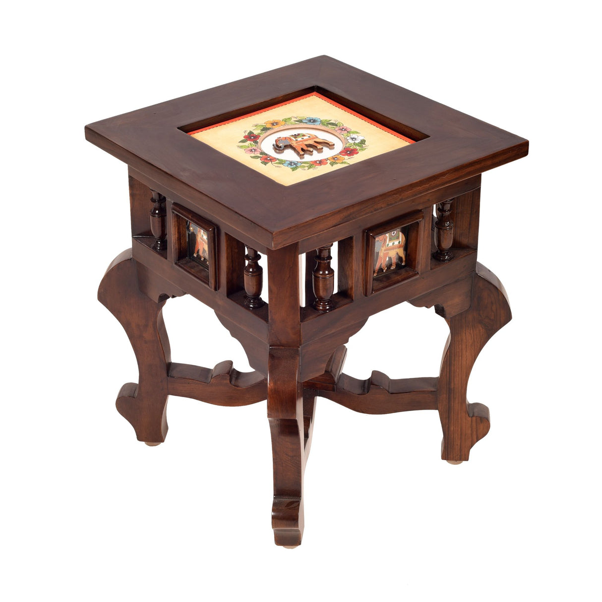 YUGE-i END TABLE TEAK WOOD