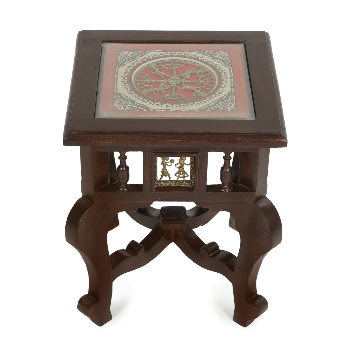 YUGE END TABLE TEAK WOOD