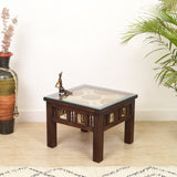 ZUDRA END TABLE TEAK