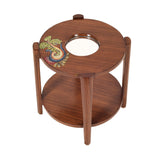 MANTRA ROUND SIDE TABLE TEAK