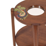 MANTRA ROUND SIDE TABLE TEAK