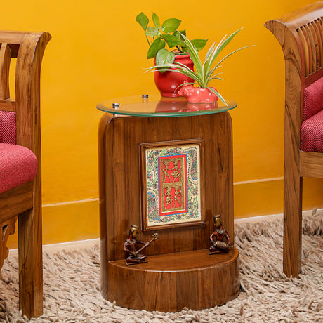 LAMA END TABLE TEAK