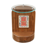 LAMA END TABLE TEAK