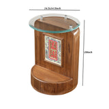 LAMA END TABLE TEAK