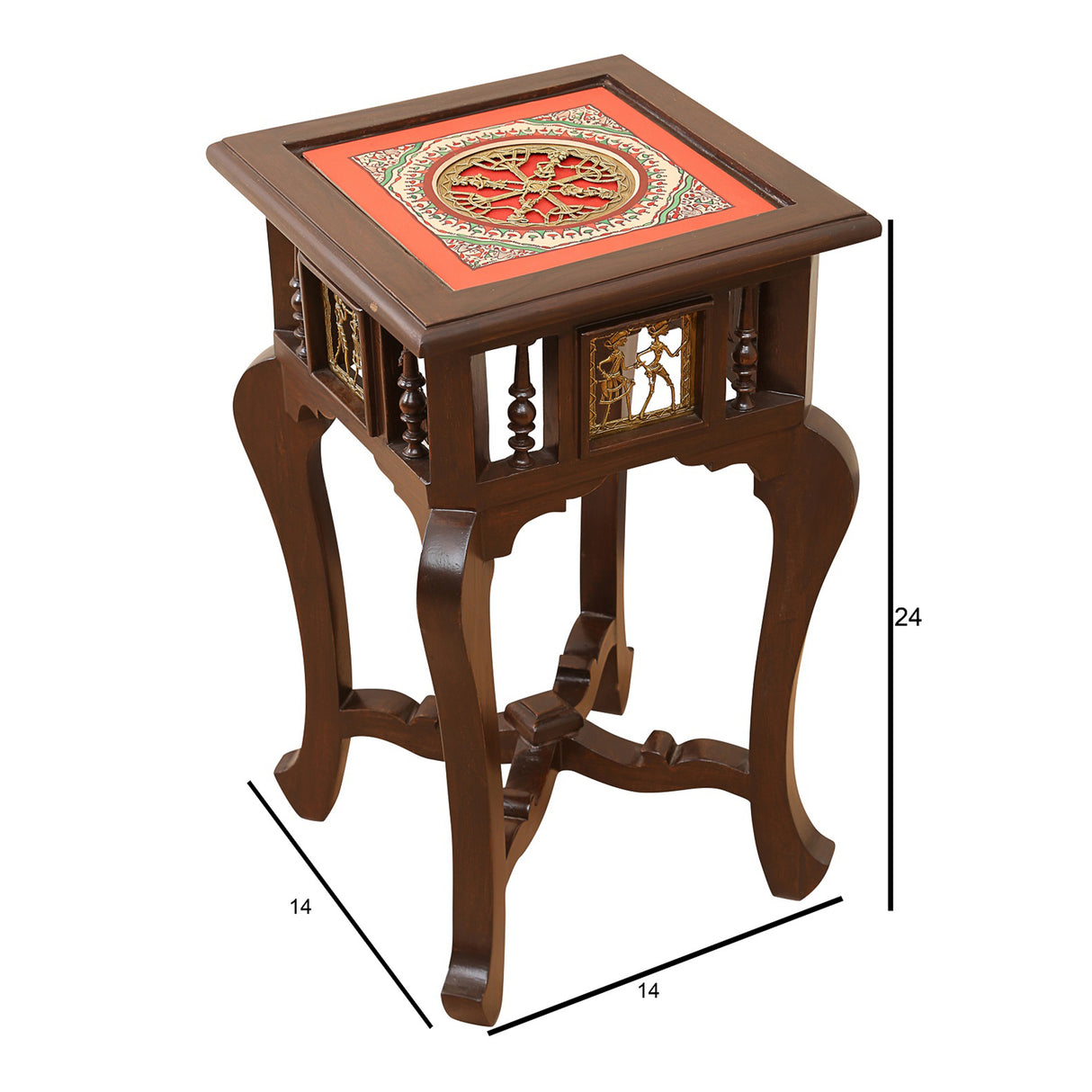 KARMA END TABLE TEAK