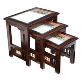 MONACO NEST OF TABLE TEAK