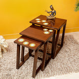 MARIGOLD NEST OF TABLE TEAK