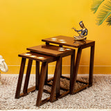 MARIGOLD NEST OF TABLE TEAK