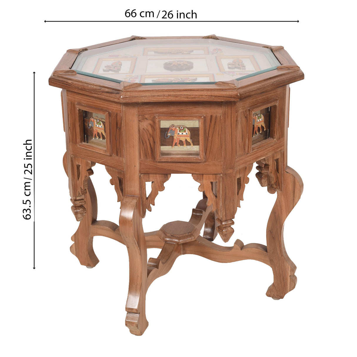 KABANA ROUND END CORNER TABLE