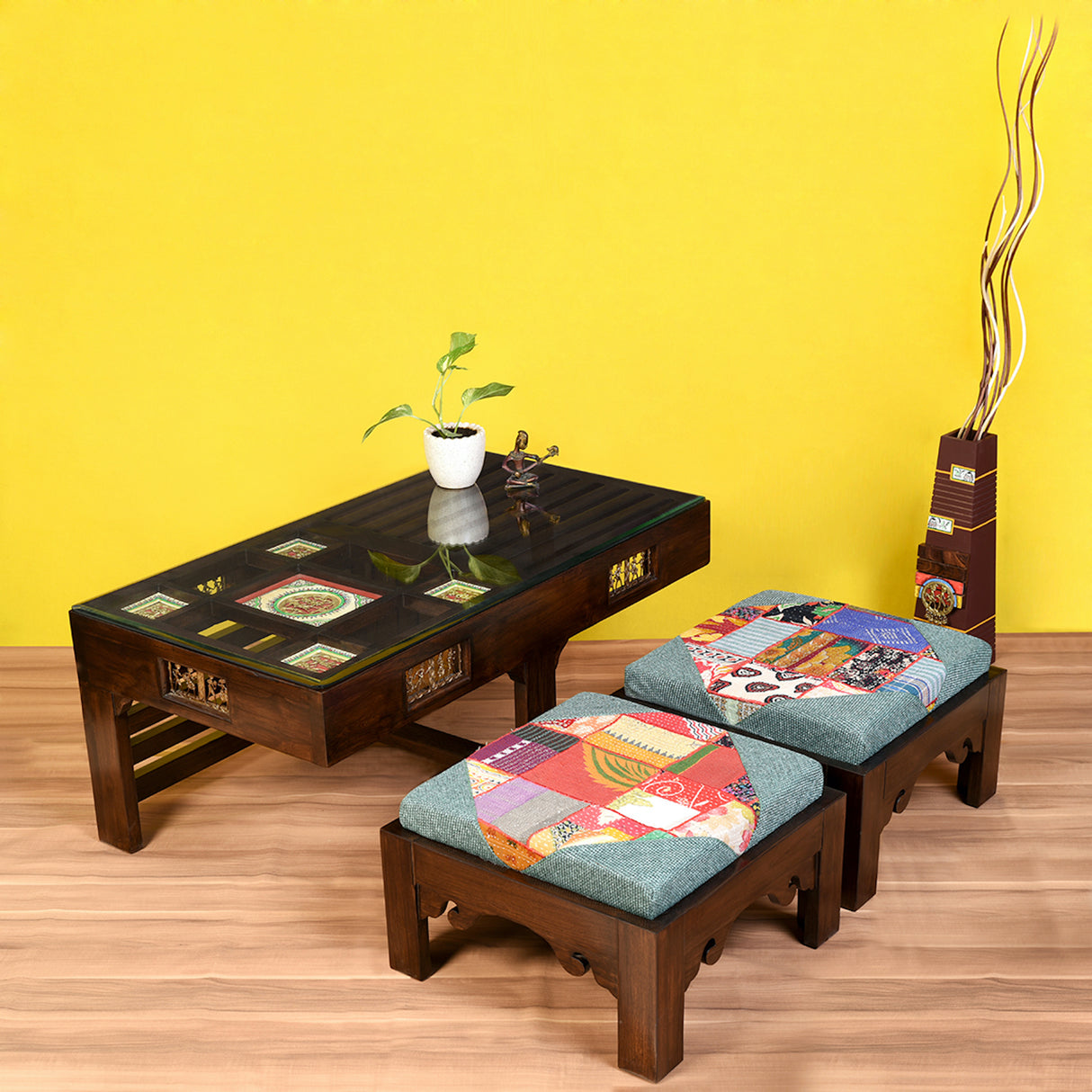 ZENGA TWO SEATER COFFEE TABLE